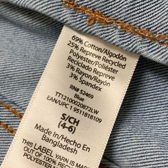 Womens Time And Tru Washed Denim Jean Jacket - Picture 6 of 6